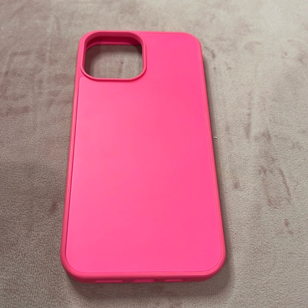 Hot pink iPhone 13 Pro Max or 12 Pro Max phone case